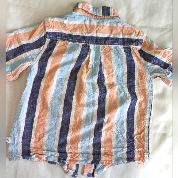 Tommy Bahama Boys Striped Shirt - Picture 5 of 7